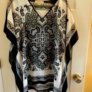 Michael Kors silk handkerchief blouse